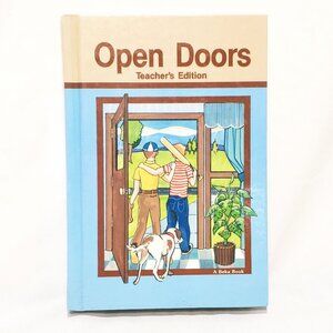 Open Doors ABeka Grade 2 Teacher's Edition Reader Book 1961 Reading Homeschool